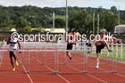 Mens under-20s 110 metres hurdles, EAP International Combined Events, Hexham Northumberland. Photo: David T. Hewitson/Sports for All Pics